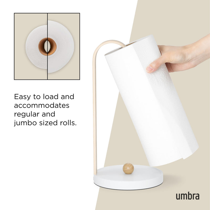 UMBRA - Bellwood Paper Towel Holder Home & Kitchen White - Natural