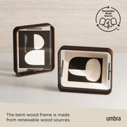 UMBRA - Bellwood Picture Frame Collection | Classic Wooden Photo Frames for Home Home & Kitchen Aged - Walnut 4x6