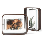 UMBRA - Bellwood Picture Frame Collection | Classic Wooden Photo Frames for Home Home & Kitchen Aged - Walnut 5x7