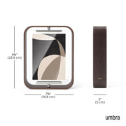 UMBRA - Bellwood Picture Frame Collection | Classic Wooden Photo Frames for Home Home & Kitchen Aged - Walnut 5x7