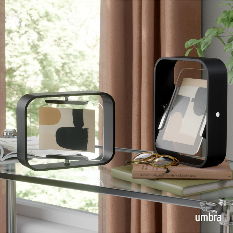 UMBRA - Bellwood Picture Frame Collection | Classic Wooden Photo Frames for Home Home & Kitchen Black 4x6