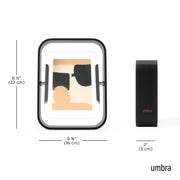 UMBRA - Bellwood Picture Frame Collection | Classic Wooden Photo Frames for Home Home & Kitchen Black 4x6