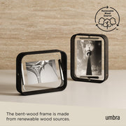 UMBRA - Bellwood Picture Frame Collection | Classic Wooden Photo Frames for Home Home & Kitchen Black 5x7