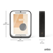 UMBRA - Bellwood Picture Frame Collection | Classic Wooden Photo Frames for Home Home & Kitchen Black 5x7
