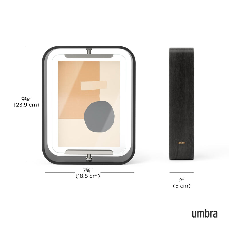 UMBRA - Bellwood Picture Frame Collection | Classic Wooden Photo Frames for Home Home & Kitchen Black 5x7