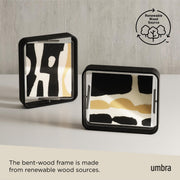 UMBRA - Bellwood Picture Frame Collection | Classic Wooden Photo Frames for Home Home & Kitchen Black 8x10