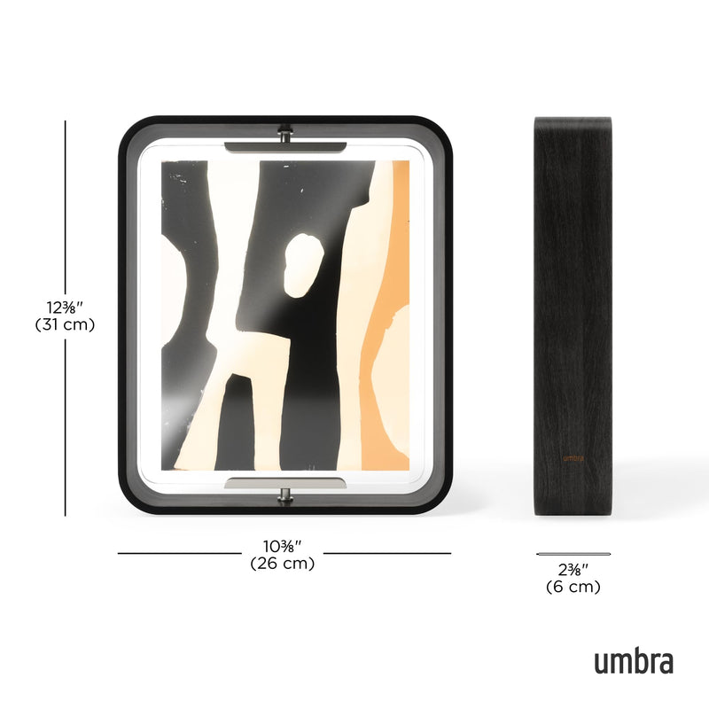 UMBRA - Bellwood Picture Frame Collection | Classic Wooden Photo Frames for Home Home & Kitchen Black 8x10