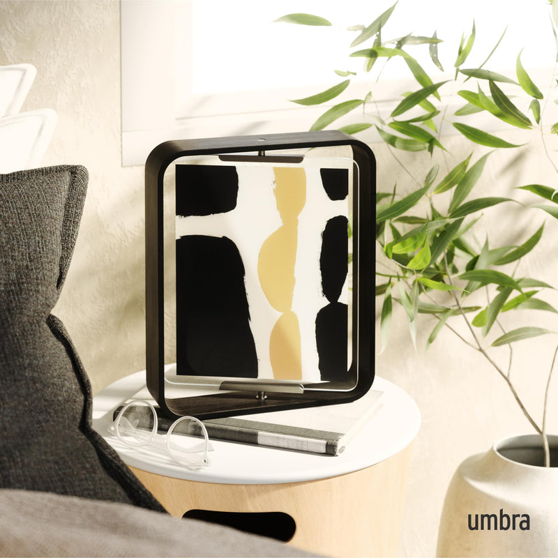 UMBRA - Bellwood Picture Frame Collection | Classic Wooden Photo Frames for Home Home & Kitchen Black 8x10