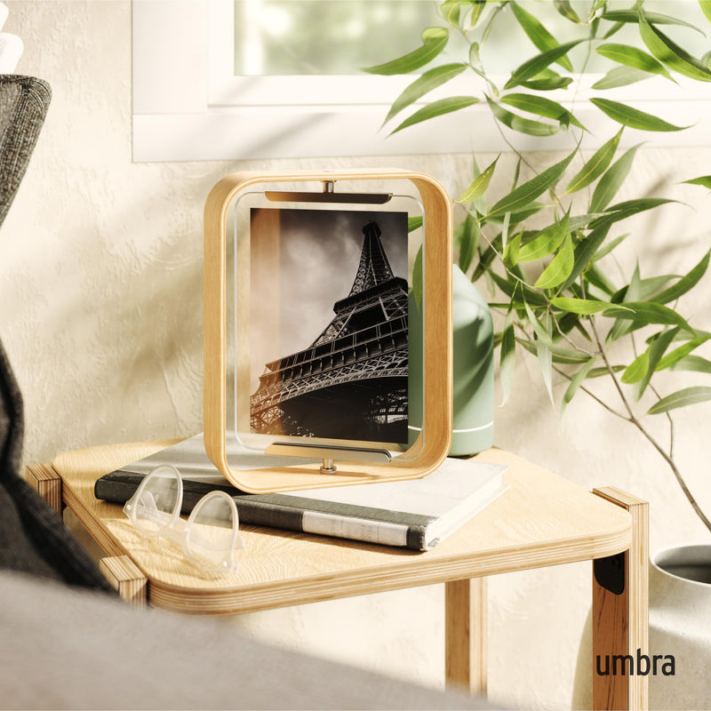 UMBRA - Bellwood Picture Frame Collection | Classic Wooden Photo Frames for Home Home & Kitchen Natural 5x7