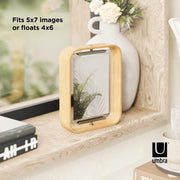 UMBRA - Bellwood Picture Frame Collection | Classic Wooden Photo Frames for Home Home & Kitchen Natural 5x7