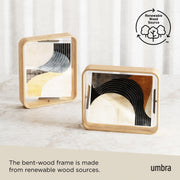 UMBRA - Bellwood Picture Frame Collection | Classic Wooden Photo Frames for Home Home & Kitchen Natural 8x10