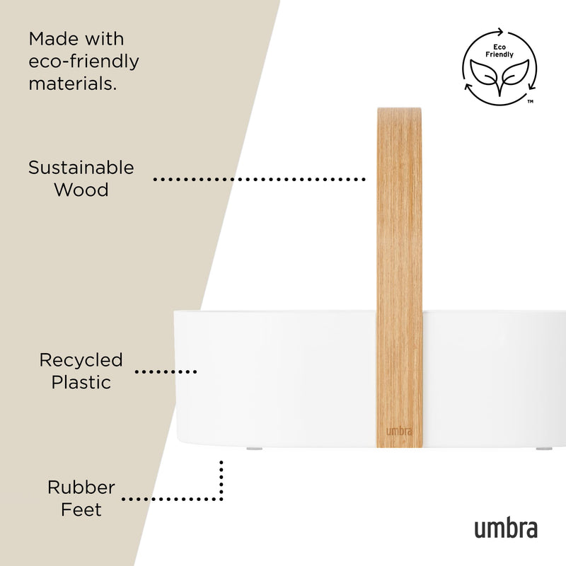UMBRA - Bellwood Storage Caddy Home & Kitchen White - Natural