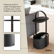 UMBRA - Bellwood Storage Table Home & Kitchen Cable management