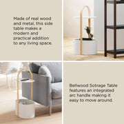 UMBRA - Bellwood Storage Table Home & Kitchen Integrated handle