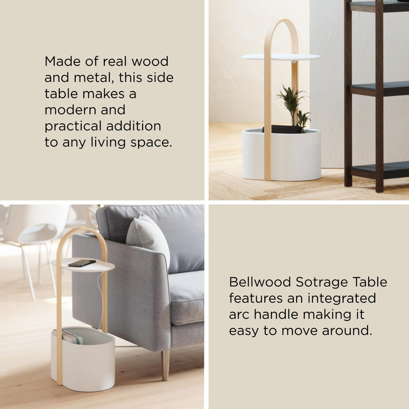 UMBRA - Bellwood Storage Table Home & Kitchen Integrated handle