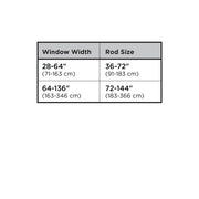 UMBRA - Blok Curtain Rod Home & Kitchen 36 - 72" (91 - 183 cm)