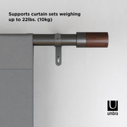 UMBRA - Blok Curtain Rod Home & Kitchen 36 - 72" (91 - 183 cm)