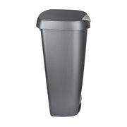 UMBRA - Brim Step On Trash Can | Hands - Free Pedal Kitchen & Bathroom Waste Bin Home & Kitchen Nickel