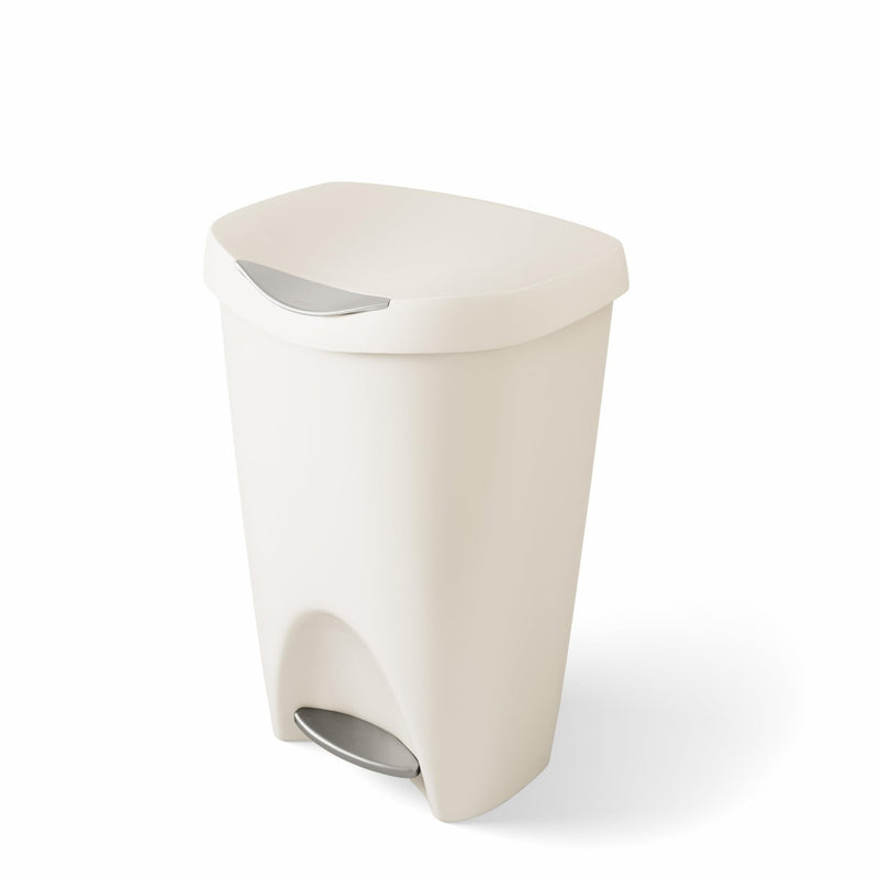 UMBRA - Brim Step On Trash Can | Hands - Free Pedal Kitchen & Bathroom Waste Bin Home & Kitchen Sand