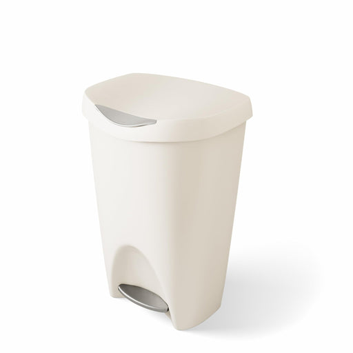 UMBRA - Brim Step On Trash Can | Hands - Free Pedal Kitchen & Bathroom Waste Bin Home & Kitchen Sand