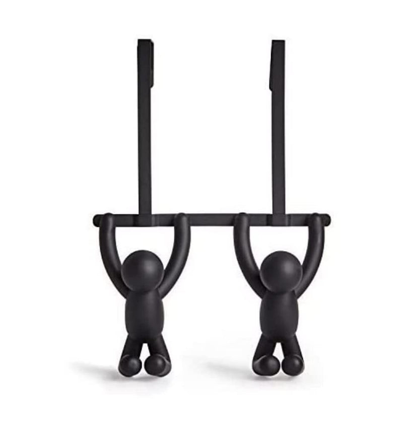 UMBRA - Buddy 2 Over The Door Hook | Space - Saving Hanging Rack for Doors Home & Kitchen Black