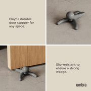 UMBRA - Buddy Doorstop | Non - Slip Door Stopper for Home and Office, Durable Rubber Home & Kitchen 1 - Pack