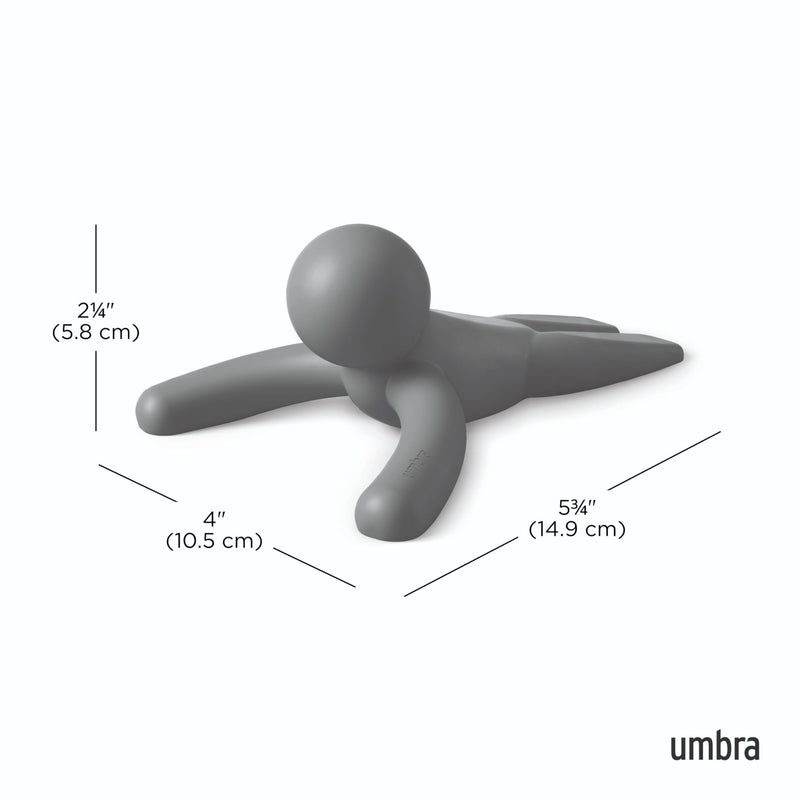 UMBRA - Buddy Doorstop | Non - Slip Door Stopper for Home and Office, Durable Rubber Home & Kitchen 1 - Pack