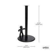 UMBRA - Buddy Paper Towel Holder | Countertop Kitchen Roll Dispenser & Organizer Home & Kitchen Black