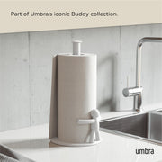 UMBRA - Buddy Paper Towel Holder | Countertop Kitchen Roll Dispenser & Organizer Home & Kitchen White