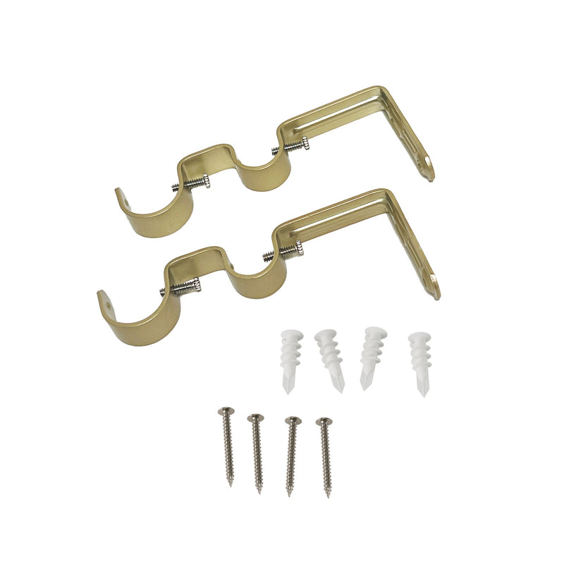 UMBRA - Cappa Double 1" Bracket Home & Kitchen Gold