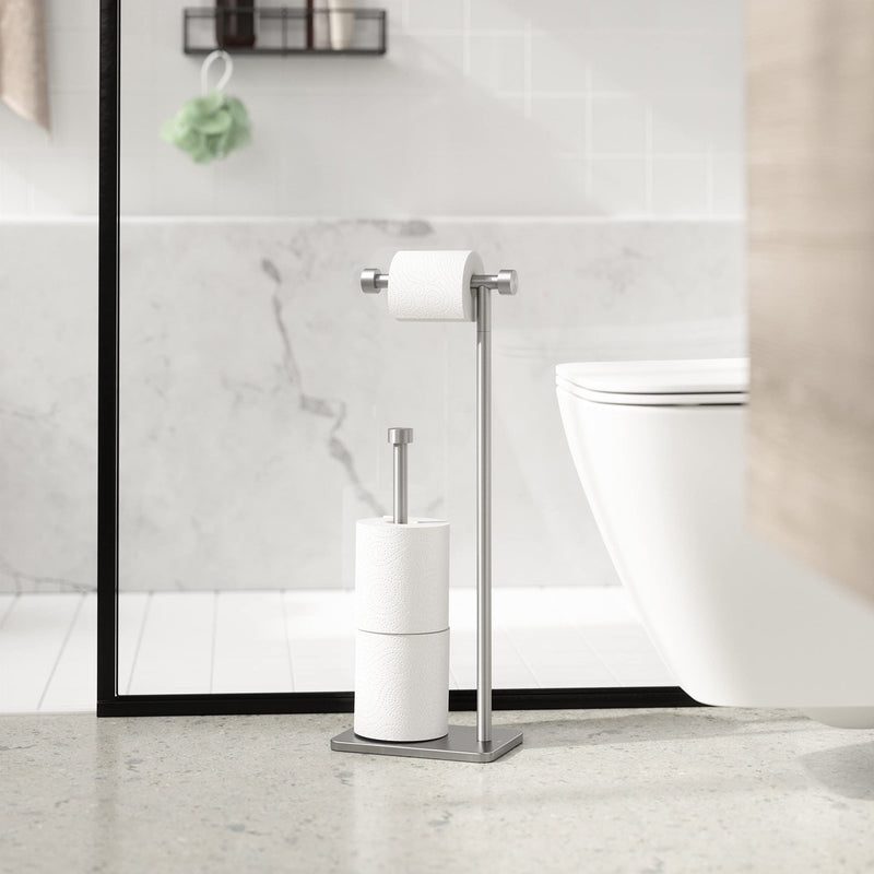 UMBRA - Cappa Toilet Paper Holder & Reserve _ Nickel Home & Kitchen