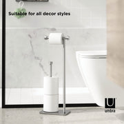 UMBRA - Cappa Toilet Paper Holder & Reserve _ Nickel Home & Kitchen