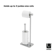 UMBRA - Cappa Toilet Paper Holder & Reserve _ Nickel Home & Kitchen