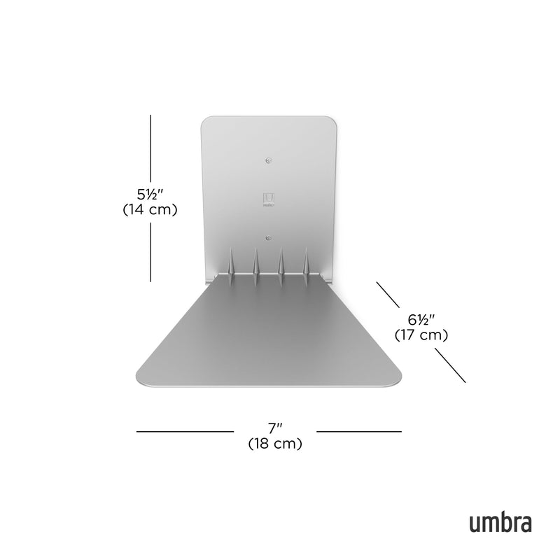 UMBRA - Conceal Shelves - Set of 3 | Minimal Floating Organizer Shelves for Home Home & Kitchen Large