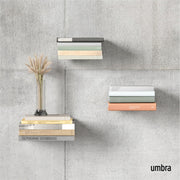 UMBRA - Conceal Shelves - Set of 3 | Minimal Floating Organizer Shelves for Home Home & Kitchen Small