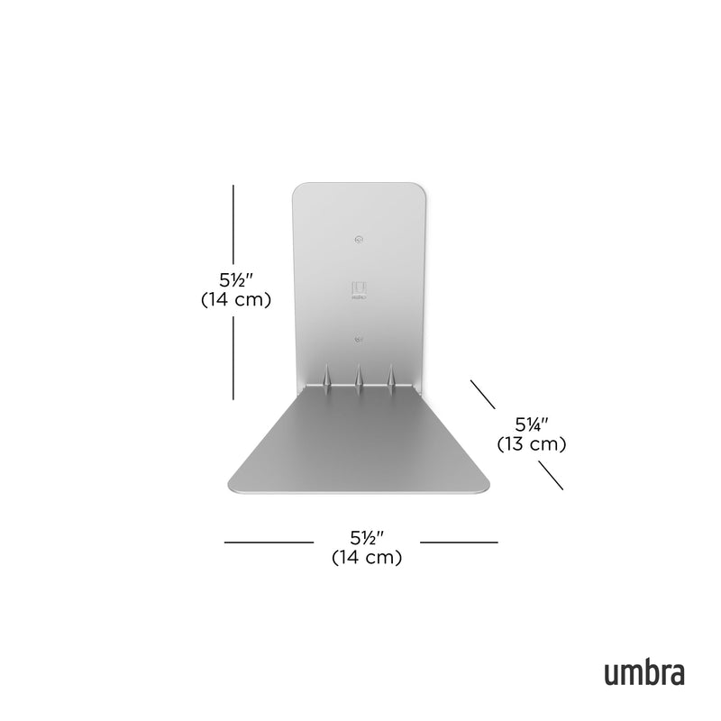 UMBRA - Conceal Shelves - Set of 3 | Minimal Floating Organizer Shelves for Home Home & Kitchen Small