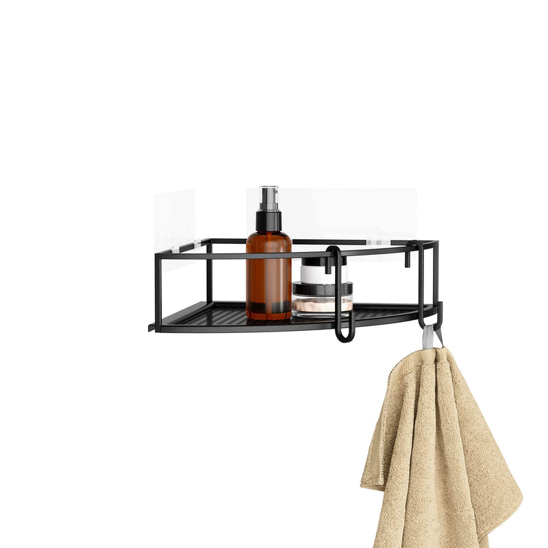 UMBRA - Cubiko Adhesive Corner Bins | Set of 2 Home & Kitchen Black