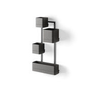 UMBRA - Cubiko Wall Planter | Modern Geometric Vertical Wall - Mounted Planter Home & Kitchen Black