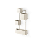 UMBRA - Cubiko Wall Planter | Modern Geometric Vertical Wall - Mounted Planter Home & Kitchen Sand