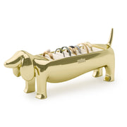 UMBRA - Dachsie Ring Holder | Decorative Dachshund Jewelry Stand for Rings Home & Kitchen Brass