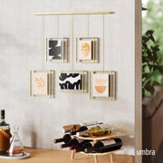 UMBRA - Exhibit Wall Picture Frames - Set of 5 Home & Kitchen Matte Brass