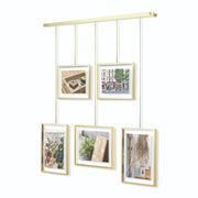 UMBRA - Exhibit Wall Picture Frames - Set of 5 Home & Kitchen Matte Brass