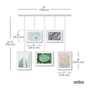 UMBRA - Exhibit Wall Picture Frames - Set of 5 Home & Kitchen White