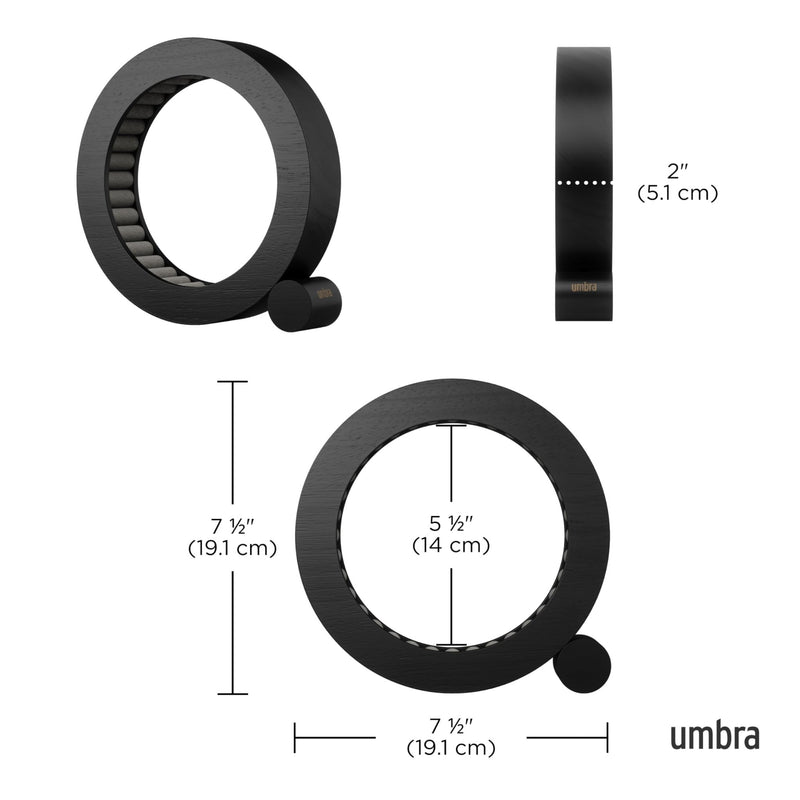 UMBRA - Ferris Jewelry Organizer | Rotating Multi - Tier Jewelry Storage Display for Accessories Home & Kitchen Black