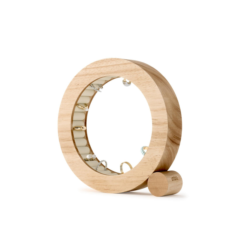 UMBRA - Ferris Jewelry Organizer | Rotating Multi - Tier Jewelry Storage Display for Accessories Home & Kitchen Natural