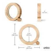 UMBRA - Ferris Jewelry Organizer | Rotating Multi - Tier Jewelry Storage Display for Accessories Home & Kitchen Natural
