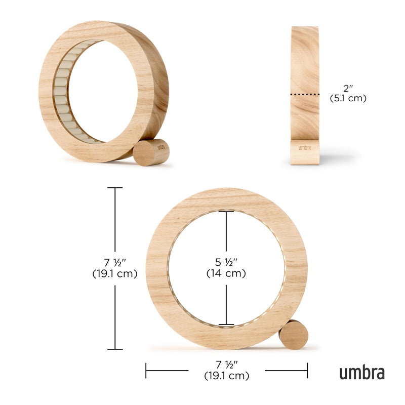 UMBRA - Ferris Jewelry Organizer | Rotating Multi - Tier Jewelry Storage Display for Accessories Home & Kitchen Natural