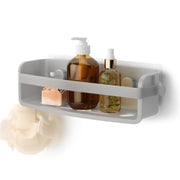 UMBRA - Flex Adhesive Bin | Adhesive Wall - Mounted Storage Organizer for Small Spaces Home & Kitchen Grey