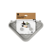 UMBRA - Flex Adhesive Corner Bin | Adhesive Corner Storage for Bathroom & Kitchen Home & Kitchen Grey