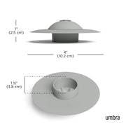UMBRA - Flex Drain Plug & Hair Catcher | Silicone Strainer Home & Kitchen Grey